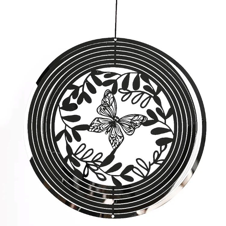 Etched hollow pattern board hanging decoration