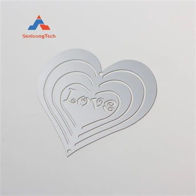 Décoration gravée creuse gravée